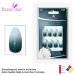 False Nails Bling Art - Grey White Gel Ombre Almond Stiletto Long Fake Tips | Shop Internationally - Buy Online on GoSupps.com