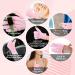 Dimeho 2 Pairs Moisturizing Gloves Touch Screen Cotton Spa Lotion Glove Overnight Bedtime Skin Care Gloves Eczema Glove for Dry Chapped Hands Women Beauty (White + Pink) - Buy Online on GoSupps.com