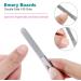 VOGARB Nail File with Case Double Sided 180 Diamond Grits Emery Boards with Work Well Glass Nail Filer Set Anti-Slip Handle for Natural Nails/Thick Toenails (1 PACK-3P(S)) - Buy Online on GoSupps.com
