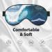 SSIMOO Big Sea Wave HD Soft Sleep Eye Mask | Breathable Travel Eye Patch for Women | Ideal for Relaxation & Comfort - Buy Online on GoSupps.com