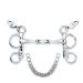 St bben bit 2241 Pelham Easy Control double jointed 10.5 cm - 12 mm - stainless steel