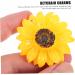Gadpiparty 10pcs key chain pendant floral decor flower pendants keychains cute flower earring charms key accessories bracelet keychain jewelry making charms Chain bag sunflower resin Assorted Color 4.75X4.75X0.78CM - Buy Online on GoSupps.com