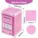 Lint Free Nail & Eyelash Glue Wipes 400 PCS - Super Absorbent Non-woven Fabric - Nail Polish Remover - Lash Extension & Nail Supplies - Pink, 200 Count x 2 - Buy Online on GoSupps.com