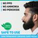 Vegetal Safe Color - Soft Black 25g | Certified Organic Chemical-Free Allergy-Free Beard Hair Color for Men - No Ammonia Formula - Buy Online on GoSupps.com
