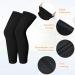 Kids Compression Leg Sleeves - Non-Slip UV Protection for Youth Basketball and Running - Black/White - Medium - Buy Online on GoSupps.com