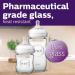 Philips AVENT Natural Glass Baby Bottle Clear 4oz 4pk - SCF701/47 - Buy Online on GoSupps.com