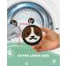 HOMECASA Wool Dryer Balls Laundry Reusable XXL Wool Balls for Dryer 3-Pack 100% Newzealand Dryer Wool Balls Fun Laundry Balls for Dryer Black-Dog-3 pack - Buy Online on GoSupps.com