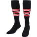 TCK Elite Performance Baseball Softball Socks Black/White/Scarlet - Medium | Men's Women's Dugout Socks - Buy Online on GoSupps.com