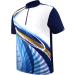 Savalino Men's Navy Bowling Jersey - Sublimation Print, Moisture-Wicking, Fast-Drying - XXL - Buy Online on GoSupps.com