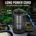 2-in-1 Bug Zapper + Attractant - 4800V Mosquito Killer - Electric Insect Fly Trap - Waterproof Indoor & Outdoor - Bright Light Bulb Lamp for Backyard, Patio, Home - Plug-in - Buy Online on GoSupps.com