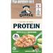 Quaker High Protein Apples & Cinnamon Instant Oatmeal Cereal 6 Packets 228 g Apple Cinnamon 228 g (Pack of 1)