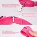 Dazzber Martingale Dog Collar - Large Adjustable Durable Nylon in Hot Pink - 1 Inch Wide Strong & Hard-Wearing - Buy Online on GoSupps.com