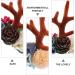 2 Pairs Antler Flower Hair Clip Elk Hairpins Clip Reindeer Horn Hair Pins Decorative Hair Clips for Women Christmas Stockings Photography Props Alligator Clip Plastic Child Girl - Buy Online on GoSupps.com