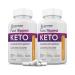 (2 Pack) Fast Ripped Keto ACV Pills 1275MG Keto Support Blend Capsule Alternative to Keto ACV Gummies Formulated with Apple Cider Vinegar Extra Virgin Olive Oil Powder Green Tea Leaf 120 Capsules