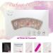 French Cute False Nails Extra Short Kids Stick on Nails with Mermaid Bubble Beads 24pcs Square Press On Nails with Glue Sweet Colour Design Funny Fake Nails for Women Girls (Sweet Heart) - Buy Online on GoSupps.com