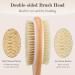 FREATECH 44cm Long Wooden Back Scrubber - Double-sided Exfoliating Body Brush for Dead Skin & Acne Removal - Gray - Buy Online on GoSupps.com