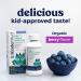 KinderMed Kids' Daytime Cough & Congestion Medicine Ages 4-11 Years No Dyes No Artificial Flavors No Artificial Sweeteners Vegan Non-GMO Gluten Free Organic Berry Flavor 4 fl. oz (Pack of 2) Day (AM) Pack of 2 - Buy Online on GoSupps.com