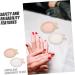 Buy 2 Pcs Nail Palette Gel - Round Nail Art Mixing Board for Perfect Gel Nails & Polish | Imitation Rhinestone Agate - Buy Online on GoSupps.com
