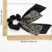 6 Pcs Bowknot Hair Bands Scarves - Double Layer Chiffon Elastic Hair Ties for Women & Girls - Ponytail Holders & Hairprint Bandana - Buy Online on GoSupps.com
