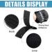 1x4 inch Hook and Loop Strips with Adhesive - 15 Sets  Strong Back Adhesive Fasten Mounting Tape for Home or Office Use Double Sided Strips - Instead of Holes and Screws  Black - Buy Online on GoSupps.com