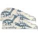 Hand-Drawn Dinosaurs Hair Towel 2 Pack | Super Absorbent Quick Dry Hair Turbans for Women & Girls - Buy Online on GoSupps.com