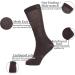 LIN PERFORMANCE Crew Diabetic Socks for Men & Women - Non-Binding Top Cushioned Sole XL Brown - 6 Pairs - Buy Online on GoSupps.com