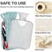 Shop Santa Cat 2L Hot Water Bottle - Soft Fleece Cover for Hot & Cold Compress | International Shipping Available - Buy Online on GoSupps.com