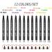 SUMEITANG 12 Pcs Matte Liquid Colored Eyeliner Set - Waterproof Neon Eye Liners for Women | Smudge Proof Rainbow Eyeliner Pencil Kit - Buy Online on GoSupps.com