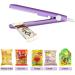 2 PACK Mini Bag Sealer Heat Seal - Handheld Food Resealer for Storage - Portable Smart Sealer with 45 Power Cable - Green+Purple - Buy Online on GoSupps.com