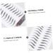 SKISUNO Black Makeup 12 Sheets Waterproof Eyebrow Stickers Beauty Tools Hair- Like Eyebrow Stickers Eyebrow Trimming 3d - Buy Online on GoSupps.com