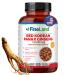 FineLand Red Korean Panax Ginseng 13 000 mg - Max Strength 20:1 Extract - Concentrated Immune & Cognitive Support Supplement for Men & Women - 120 Veggie Capsules