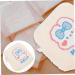 Healeved 2-Pack Women's Bandage Storage Bag - Stylish Organizer for Tampons & Outdoor Pads - White Plush Zipper Pouch (13x13cm) - Buy Online on GoSupps.com
