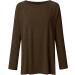 TARIENDY Women's Long Sleeve Ombre Tunic Top - Coffee, XX-Large - Buy Online on GoSupps.com