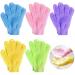 Na Pack of 5 Exfoliating Gloves Wash Mitt for Exoliating Body Gloves for Men And Women For Shower Body Spa Massage Remover Dead Skin Cells Asin
