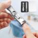 Nail Clippers with Nail File 3 Sets Ergonomic Stylish Nail Clippers with Catcher Sharp Rivet Switch Washable Iron Box Fingernail Toenail Clippers Nail Clippers - Buy Online on GoSupps.com
