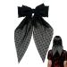 PUCHEN Chiffon Ribbon Hair Bow - Hair Bow Barrettes Hair Styling Accessories Hairpins For Women Girls For Traveling Pool Dating Wedding Business Trip Black