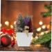 HOMSFOU 5pcs Christmas Simulation Potted Plant Tiny Christmas Tree Christmas Pine Tree Artificial Plant for Desk Decor Fake Plant Christmas Plant Decoration Small Plant Plastic Office Mini Goldenx5pcs 21X11cmx5pcs - Buy Online on GoSupps.com