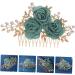 FRCOLOR Rose Side Comb Wedding Hair Accessories for Women Flower Hair Accessories Bride Bridal Hair Accessories Hairbrushes for Women Hair Barrettes for Women Girl Hair Comb Cloth Women's - Buy Online on GoSupps.com