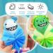 Cute Cartoon Bubble Bath Loofahs for Kids - 2 Pcs Body Scrubber Sponges - Buy Online on GoSupps.com