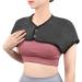 Samuliy shoulder heating pillows 360-degree package heated neck wrap thin-neck heating pillow washable velvet neck warmer all-year heating pillow for neck and shoulder relaxation dark gray XL