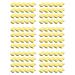 Clisted 240 PCS Cleaning Scrub Sponge for Kitchen Tableware Bathroom Car Wash Scrub Sponge Pad