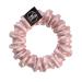 Invisibobble Pink & Silver Satin Hair Scrunchies x2 - Sprunchie Slim | Spiral Elastic Scrunchie - Buy Online on GoSupps.com
