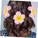 FRCOLOR 1pc Frangipani Headpiece Floral Hair Accessories Hair Jewels for Women Hawaiian Accessories Beach Wedding Hair Barratte Womens Hair Clips Tiara Miss Shoes and Hats Decorations Pink - Buy Online on GoSupps.com