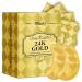 30 Pairs 24K Gold Eye Mask Eye Patches for Puffy Eyes and Dark Circles Under Eye Mask Patches Skincare for Women Men