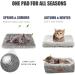 Self Warming Cat Dog Bed 23.6x19.7inch Grey - Extra Warm Thermal Pet Pad for Indoor Outdoor Pets - Buy Online on GoSupps.com