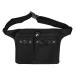 VOCOSTE Hairstylist Waist Belt Barber Hair Stylist Tools Storage Canvas Waist Belt Hairdresser Scissor Apron Belt Canvas Black