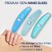 White Dugong Nail File Buffer Shiner - Nano Glass Crystal Shine Polisher for Professional Manicure Care - Buy Online on GoSupps.com