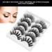 10 Pairs 6D False Eyelashes - Professional Long Thick Black Fiber Lashes | International Shipping - Buy Online on GoSupps.com
