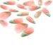 Sethexy Flower Almond French Press-On Nails - 24PC Pink Acrylic False Nails for Women & Girls - Green Flower Design - Buy Online on GoSupps.com