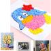 330 Resin Handmade Sewing Buttons for DIY Crafts - Children's Hand-Painted Decorative Buttons in Multicolor 150G - Buy Online on GoSupps.com